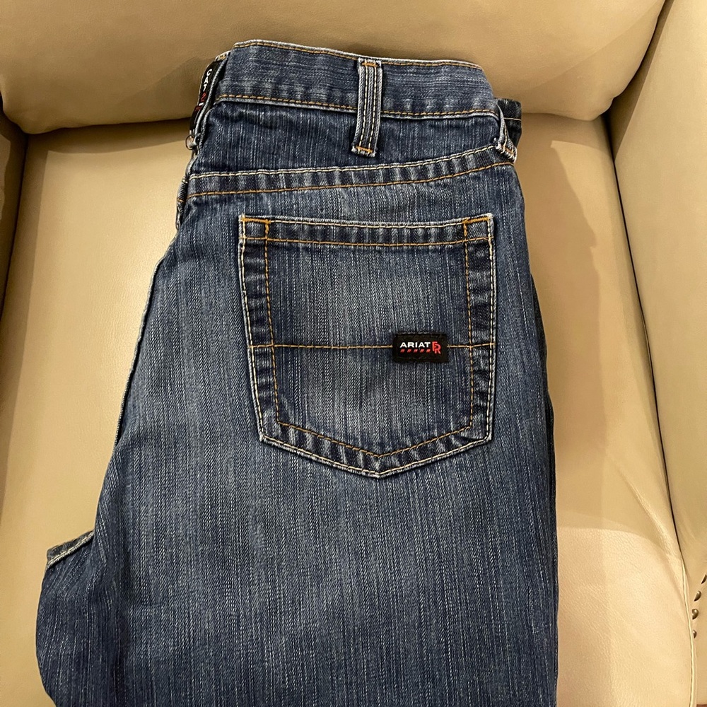 Ariat Men's 36/32 FR Relaxed Fit Denim Jeans